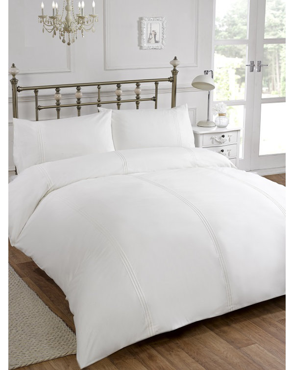 Symple Stuff Pintuck Duvet Cover Set & Reviews Wayfair.co.uk